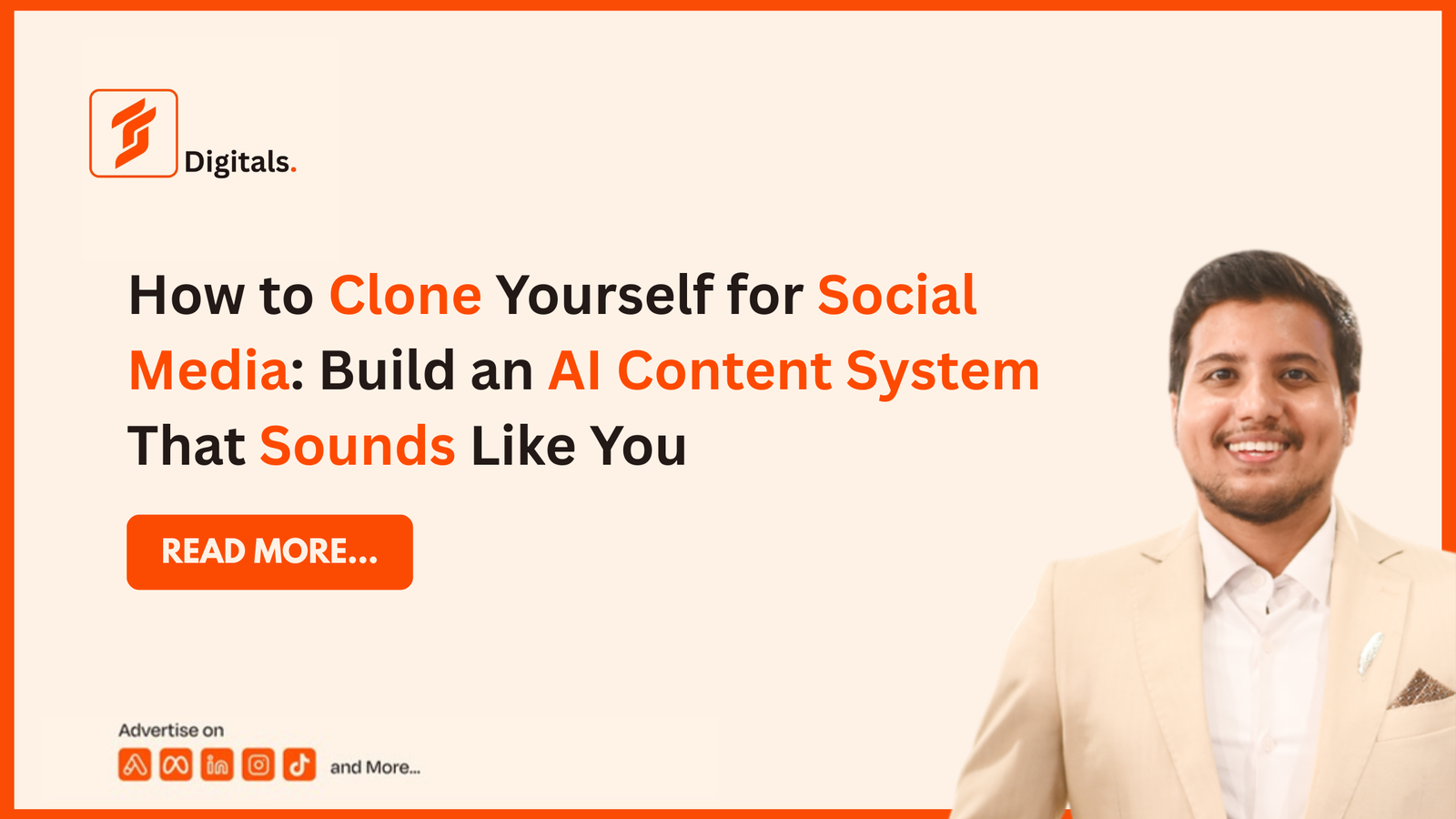 social media videos using your face and voice without recording yourself every single day?